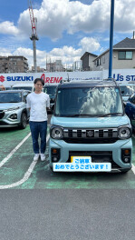 スペーシアギアご納車させていただきました